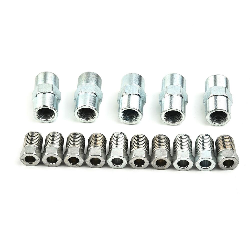 Universal- 5m Brake Line Brake Pipe Steel Copper-plated + Plastic-coated 4.75mm&10 Screw & 5 Connectors Brake Lines Accessories