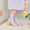 GGRN Women's Fashion Socks_W-L-264 Matisse Smile Fleur
