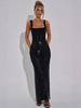 Elegant 2025 Sequin Rhinestone Bodycon Evening Dress with Double Shoulder Strap