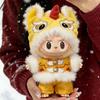 15cm BJD Doll Outfit Set Red Yellow Lion Dance Costume 1st 2nd 3rd Gen Vinyl Dolls