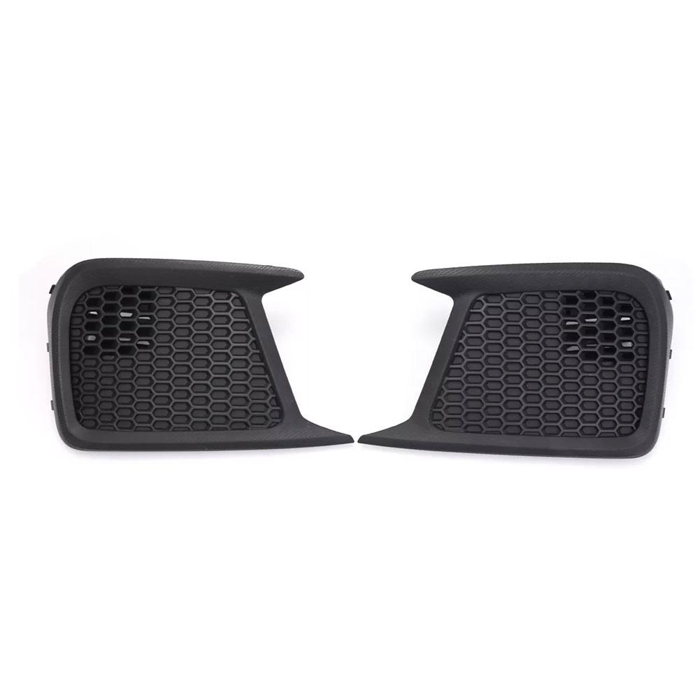 1 Pair Front Left And Right Fog Light Grille Cover Bezel Trim Frames Compatible For WRX STI 2018-2021 Automobile Accessories