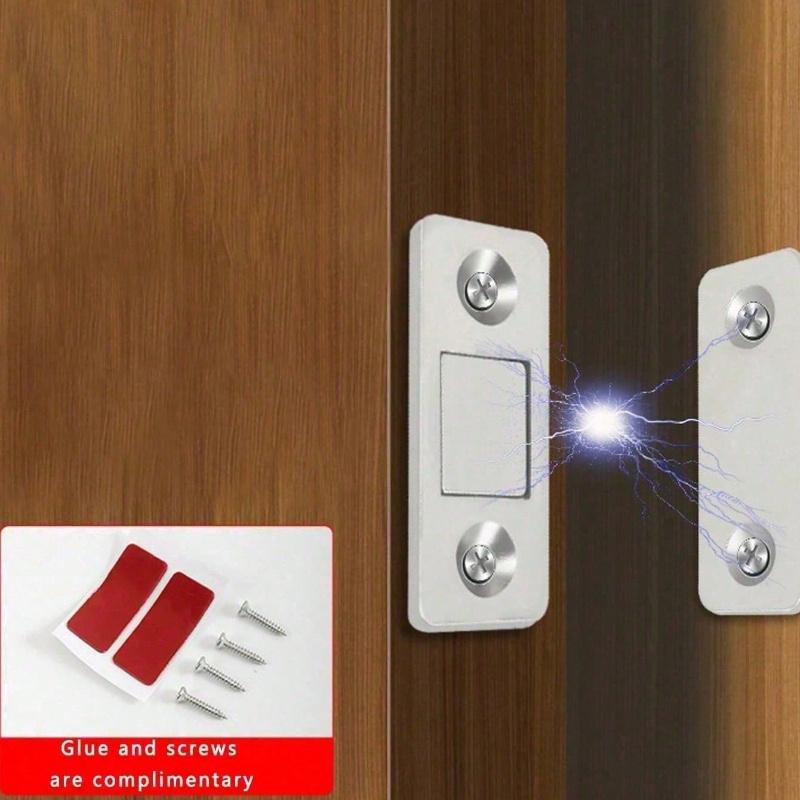Invisible Ultra-Thin Magnetic Cabinet Door Catch, Strong Magnets, for Drawers, Cabinets, and Sliding Doors