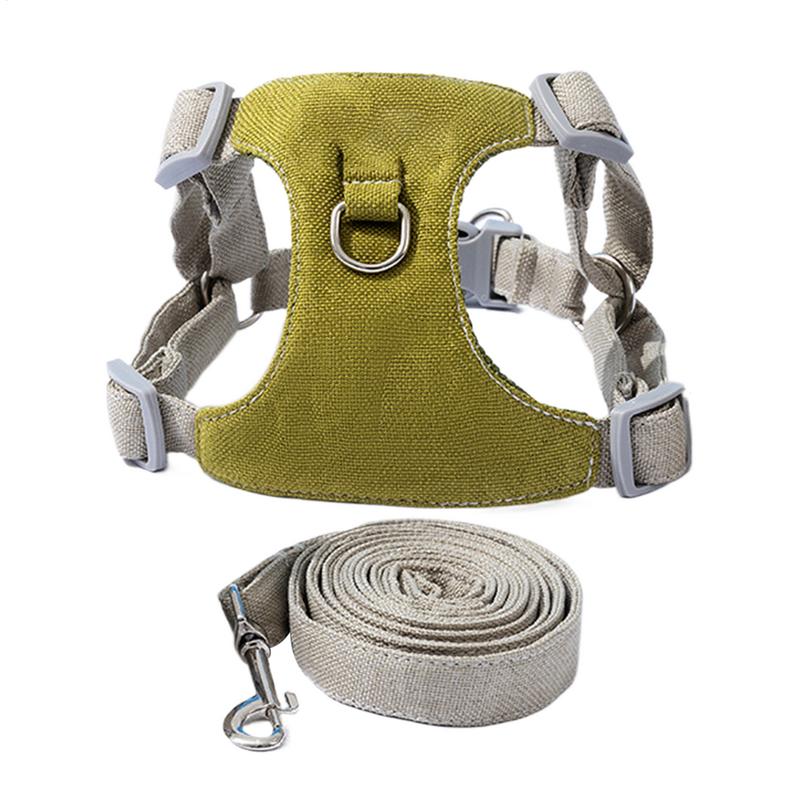 Dog Vest Harnesses No Pull Dog Harness with Lead Oxford Puppy Accessories with Easy Control Handle No-Choke Vest Pet Supplies