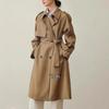 British Women's Mid-Length Trench Coat: Spring/Autumn 2024 Fashion Trend