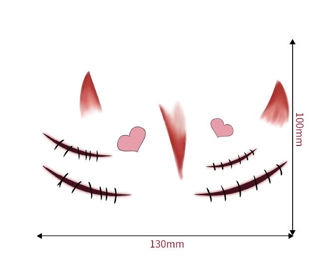 1set Halloween Face Tattoo Stickers Pumpkin Bat Star Moon Fake Freckles Temporary Tattoo Stickers for Music Party Festival Decor