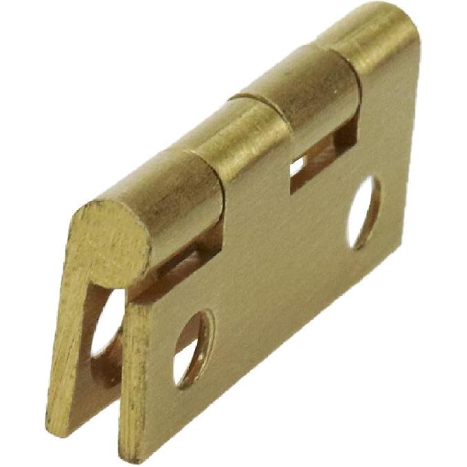 Brass Hinges Mcredy Butt Hinges for Cabinets 1" Hinges with Mounting Screws Gold Kitchen Cabinet Hinges Pack of 4