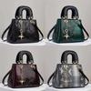 2023 New Fashion Snake Skin Leather Handbag Large Capacity Soft Pu Shoulder Bag