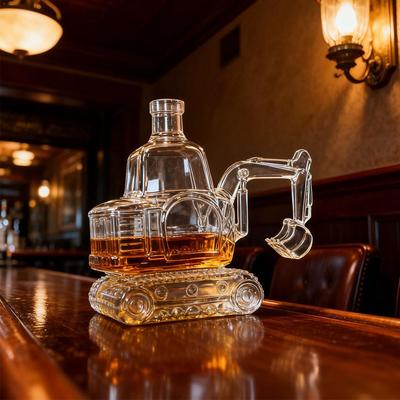 Graafmachine Whiskey Fles Graafmachine 3D Graafmachine Whiskey Wijnfles Nieuwigheid Handgesneden Lege Wijn Opslag Handgemaakt Decor