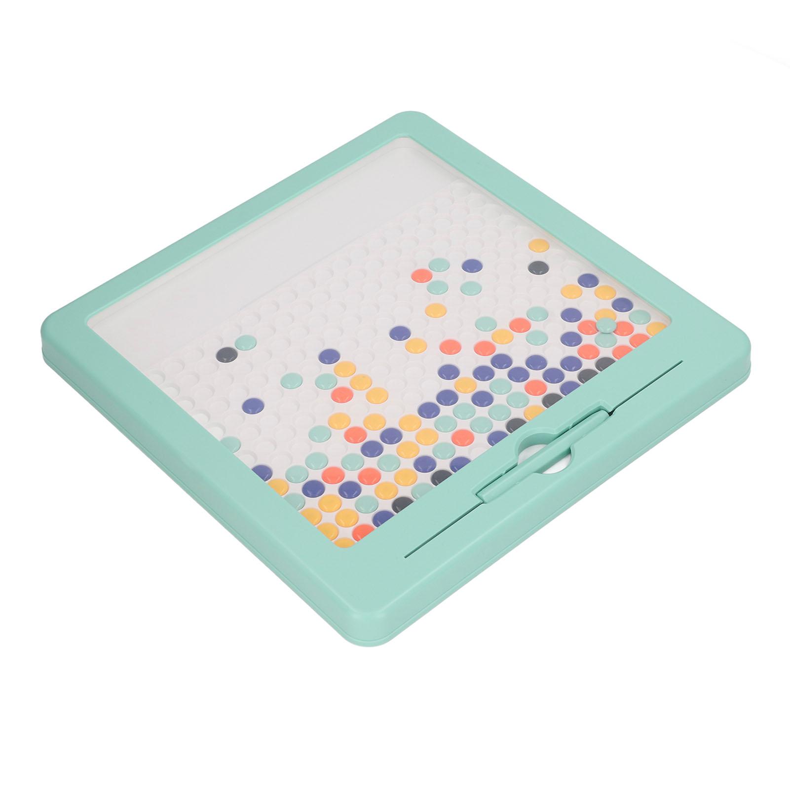 

Magnetic Drawing Board for Toddlers Colorful Educational Doodle Board with Magnetic Pen and Beads