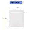 50pcs Mesh Fabric Bags for Organizing Accessories Transparent Polyester Packing Bags Storage Pouch with Drawstring
