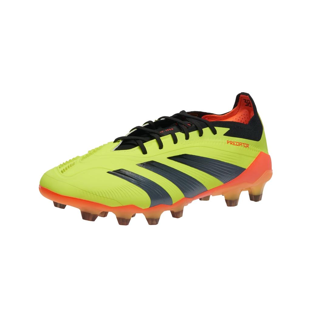 Soccer Spikes Predator 24 Alphaskin Elite Low MDJ91 Team Solar Red Cm [Adidas] HG/AG Yellow/Core Black/Solar (IG8977) 26.0
