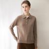 Kang Sai Ni Pure Cashmere Women's Polo Neck Pullover - 2026 Autumn/Winter Commuter Base Layer