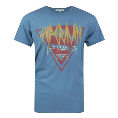 Junk Food Herren The Man Of Steel Superman T-Shirt