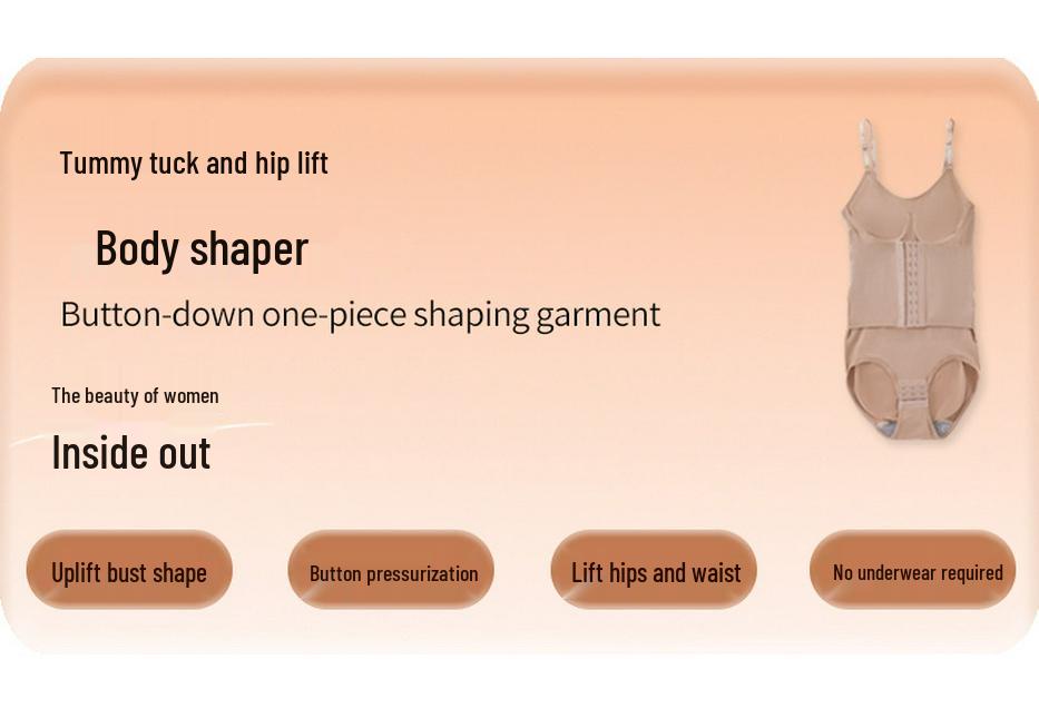 European Cross-Border Body Sculpting Seamless Tummy Control Bodysuit