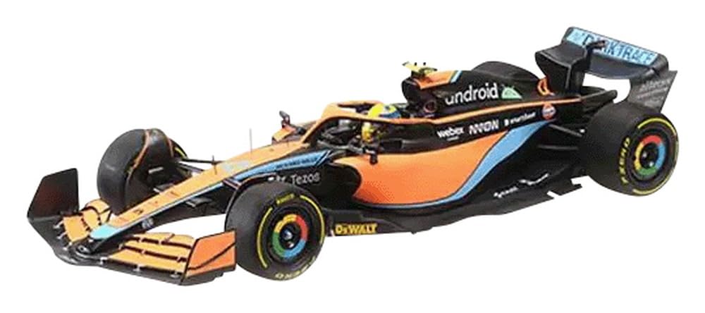 Minichamps Scale McLaren F1 MCL36 Norris Bahrain GP 2022 Finished Product 1/18