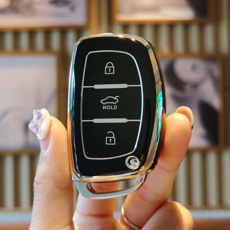 Modern Key Bag Compatible with Mingtu ix35, ix25, Langdong, Lingdong, Tucson, Sonata 9, Rena - Car Cover Buckle