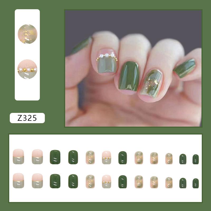 Wear Nail Diamond Small Fresh Three-dimensional Pattern Love Bow Nail Patch Nail Wear Nail Product