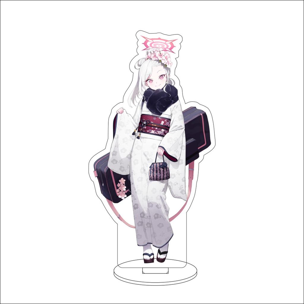 16CM Anime Blue Archive The Animation  Cosplay Acrylic Stand Ornaments Okusora Ayane Sorasaki Hina Figure Stand Halloween Gifts