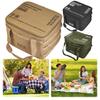 25L Gas Tank Storage Bag Waterproof Outdoor Camping Organizer Multifunctional Gas Stove Canister Carry Bag for Family Activities