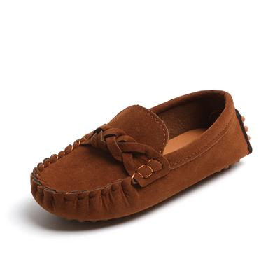 Erkek Çocuk Düz Deri Ayakkabılar Moda Çocuk Babetleri Loaferlar Slip-on Makosenler Klasik Çocuk Parti Ayakkabıları Yumuşak Nefes Alabilir Klasik Örgü