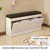 Flip-Top Shoe Cabinet & Bench: Multi-Functional Entryway Shoe Storage and Sofa Stool