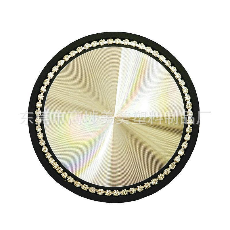 Black & White Grid Diamond Car Coaster: Multifunctional Anti-Slip Mat for Interior and Door Slot Storage