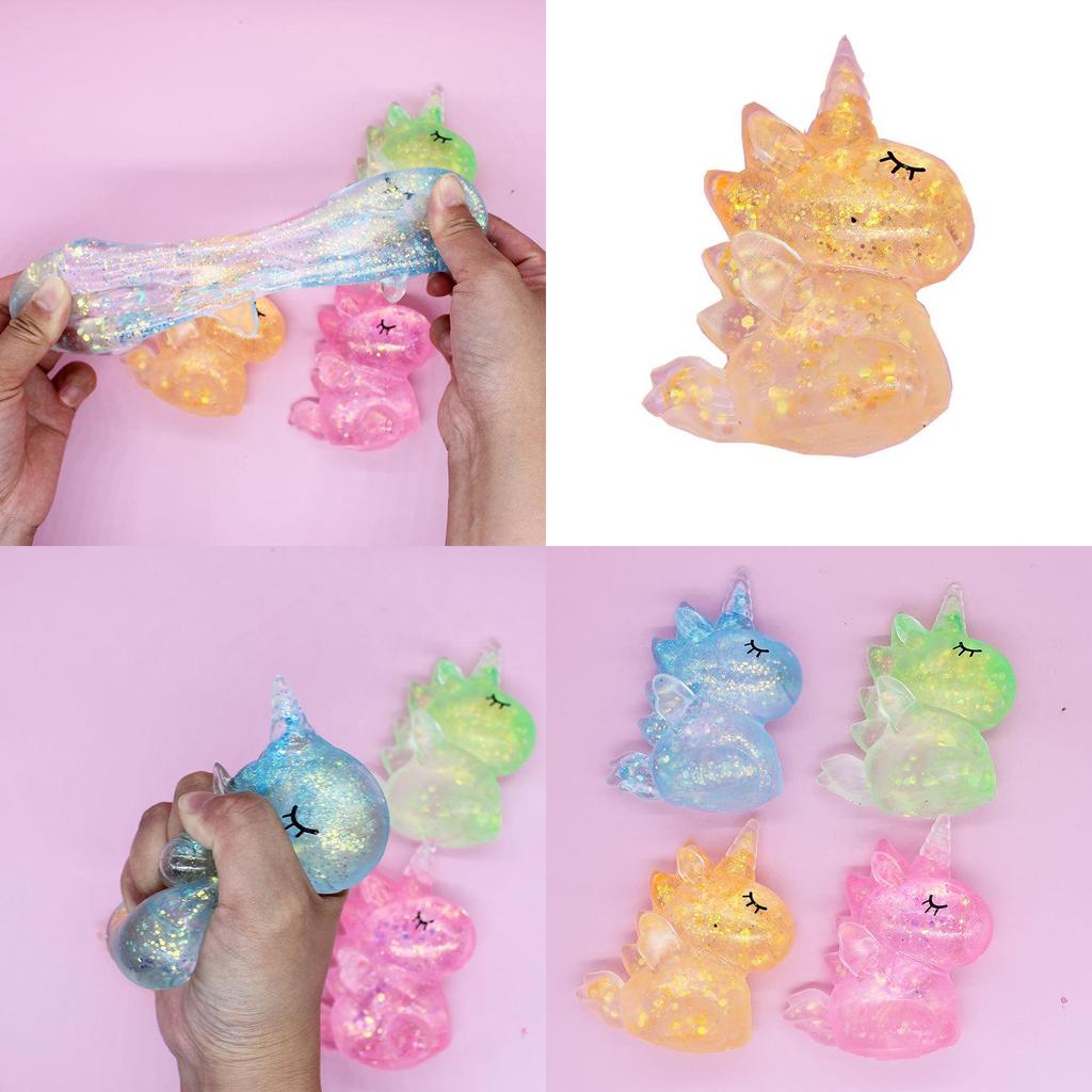 Einzigartiges Einhorn Malzzucker Quetschspielzeug zur Stressbewältigung und als süße Entlastung aus Zhejiang, Kunststoffmaterial)
