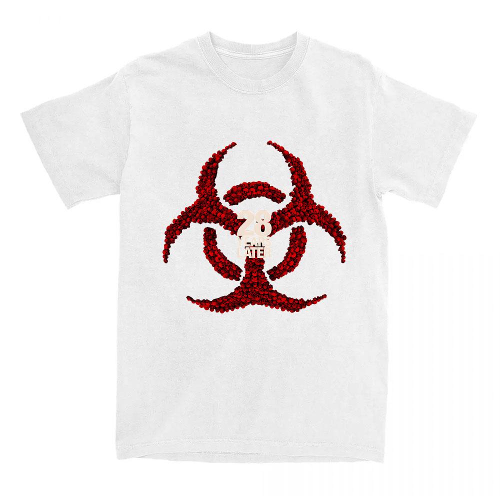 

2025 NEW Film 28 Years Later Tshirt Horror Movie Printing Fashion Tshirts Women Unisex Clothing Oneck Short Sleeve Female T Shirt S