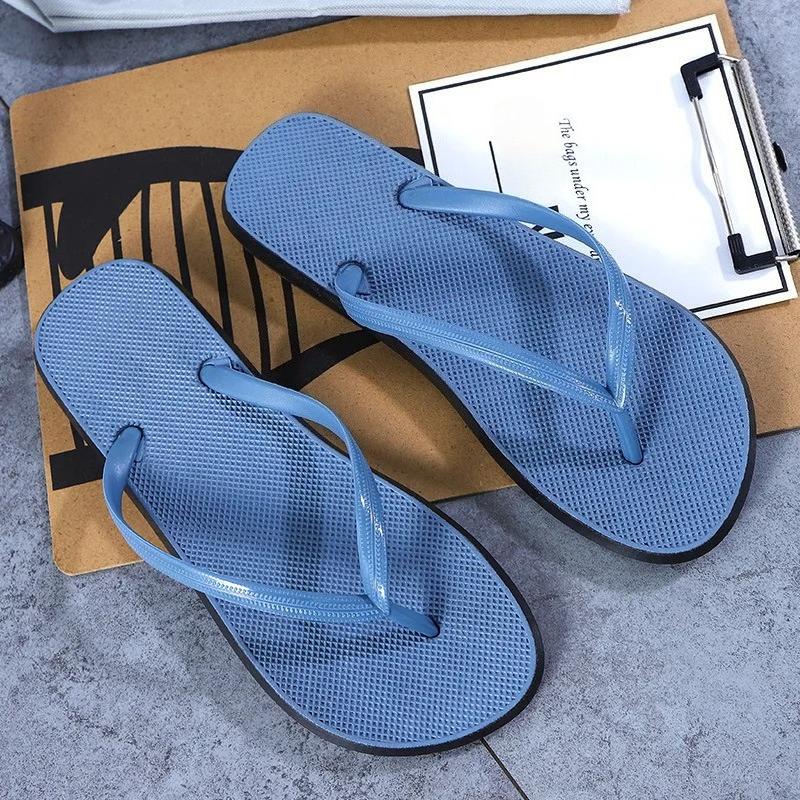 Fashion Women Fashion Slippers Soft PVC Beach Flip Flops Couples Summer Shoes Anti-slip Female Male Indoor Outside Slides