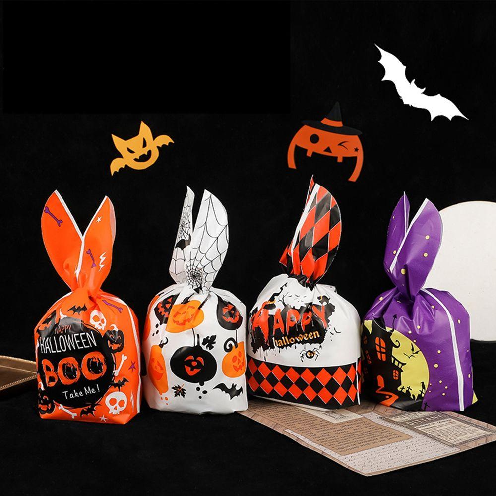 Rabbit Long Ear Snack Goodie Bags for Candy Bags Halloween Baking Gift Bag Party Supplies
