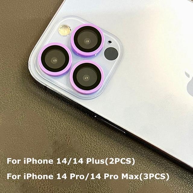 Ceramic Luminous Camera Protector for iPhone 14 Plus 13 12 Mini 11 14 16 15 Pro Max Lens Screen Protector Glass Night Glowing