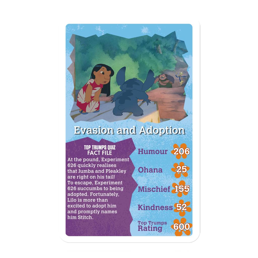 Top Trumps Kortspel Lilo Stitch Moments Familjespel för Barn och Vuxna Spelare Barn Kortstrider för Familjer från & - 2+ - 6+