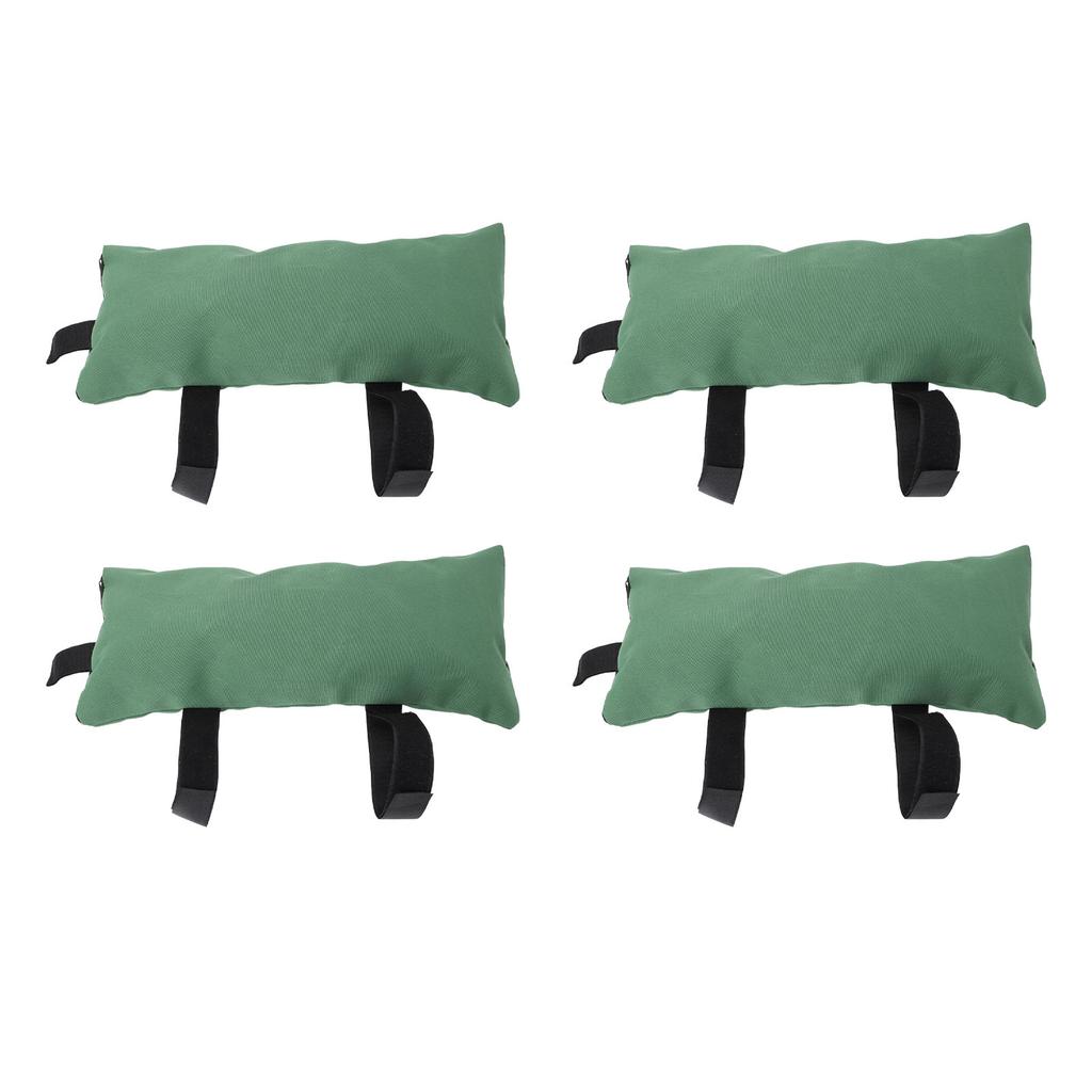 Flood Sand Bag Thickened Reusable Zipper Closure Flood Barrier Sandbag for Door Window Flood Control 4pcs Green