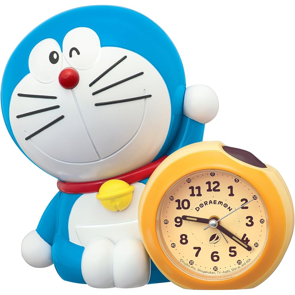 Seiko Clock Talking Alarm Clock 183x200x132mm Doraemon JF387A