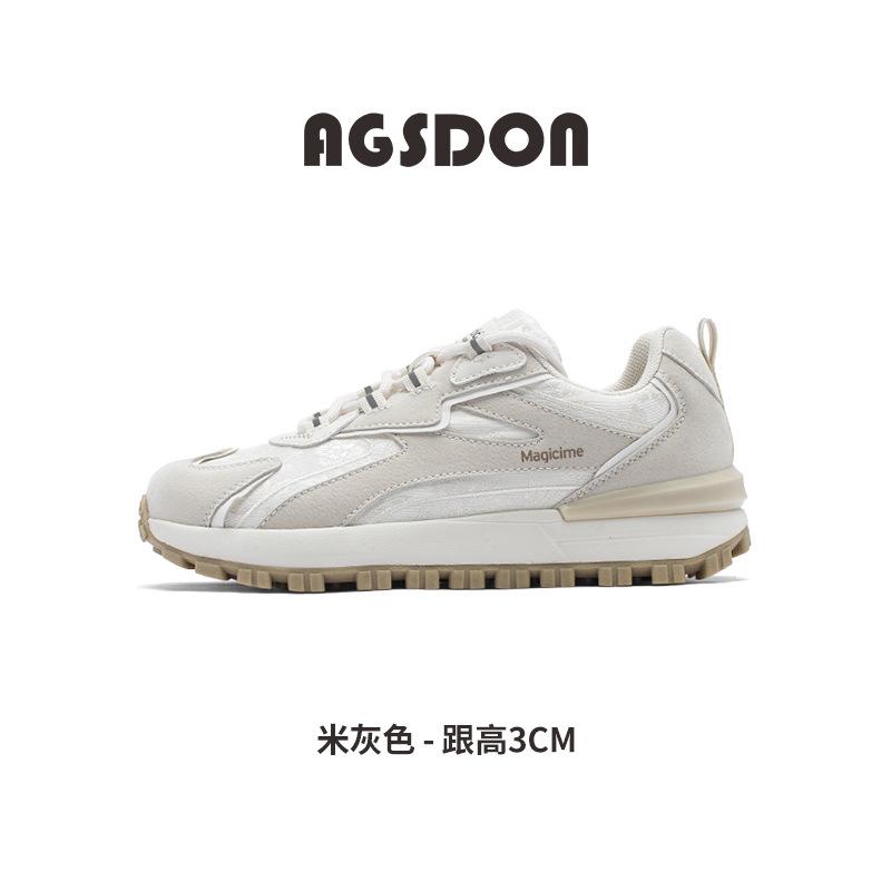 Augustine Forrest Gump Shoes New Platform Sneakers in Autumn Chinese Retro Daddy Shoes Dexun Shoes 35