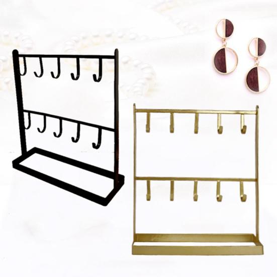 Cercei cu 2 straturi Suport pentru colier Suport pentru bijuterii Brățară Display cârlig Raft Raft