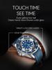 EUTOUR Magnetic Watch Men's Watch with Magnetic Balls and Hands Design Cool Simple Casual Quartz Watch 40mm Luminous Dial 20mm Adjustable Rubber Band
