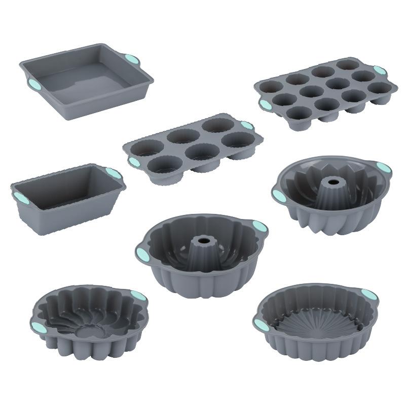 High-temperature resistant silicone cake mold, chiffon cookie, toast muffin cup, non-stick cake mold, baking mold