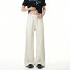 Summer Ice Silk Wide-leg Pants Men's American Miter Mesh Quick-drying Thin Micro-pull Scimitar Casual Floor Pants
