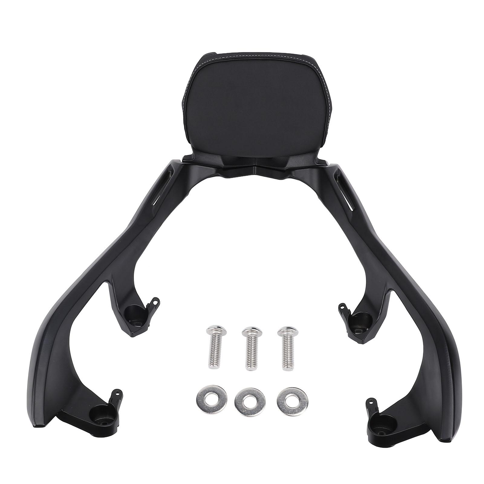 

Motorcycle Passenger Backrest Reduce Riding Fatigue Rear Seat Backrest Cushion Pad with Bracket for