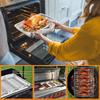 Stainless Steel Baking Sheet Cookie Pan With Cooling Rack Metal Bakery Sheet Pan Nonstick Shallow Hole Baking Pan Barbecue Tray
