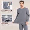 Rovidorx Warm Innerwear Top and Long Thermal Thermal Size Men's Set, Fleece-Lined, Heattech, Bottoms, Sleeves, Tights, Undershirt, Underwear,