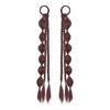 2pcs Double Ponytail Sweet Twisted Pigtails Hairpiece Lantern Braided Ponytails  Daily