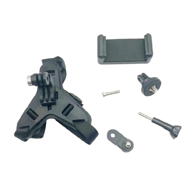 Universal Camera Mounting Bracket Motorcycle Helmets Chin Mount for Motorcycle Helmets 6 Piece Set