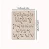 1pcSmall Write English Alphabet Number Fondant Silicone Mold Lowercase Letters Sugarcraft Cupcake Baking Mold CakeDecoratingTool