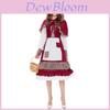 Charming Adult Cosplay Little Red Riding Hood Costume For Halloween Parties And Events