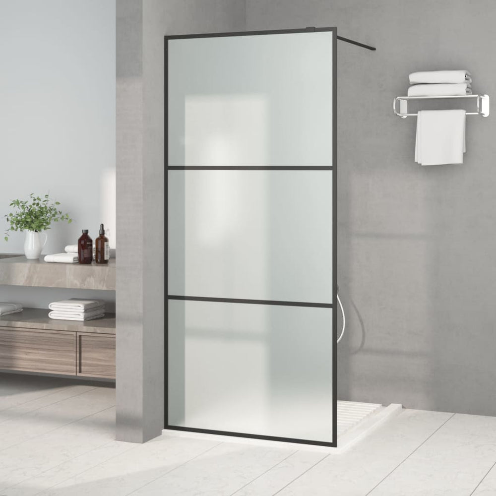 Paroi de douche  90x195 cm Verre ESG dépoli