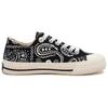 MLB Playball Canvas Shoes Unisex Low top Black,White Sneakers 3ACVVP12N-50BKSZHT