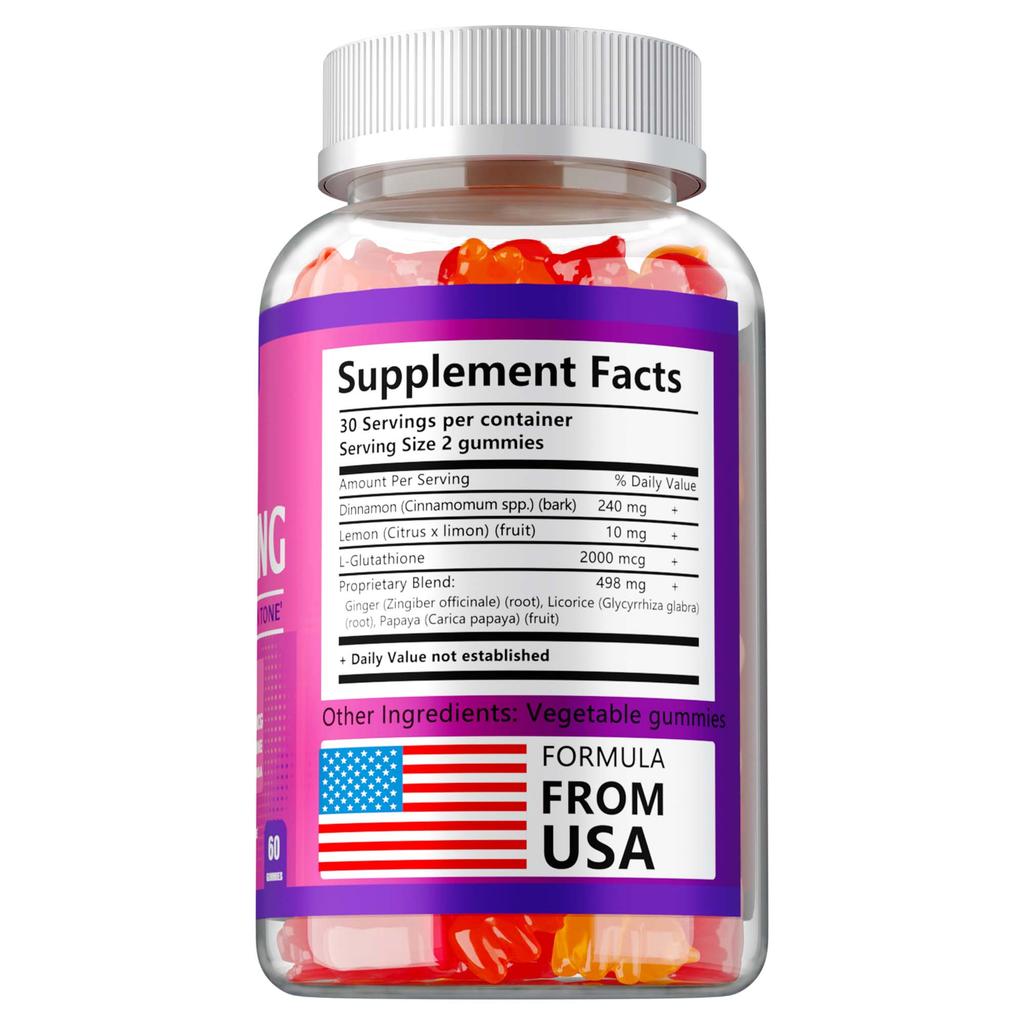 Pslalae Glutatyon Beyazlatıcı Sakızlar - 5000 mcg Karışım - Cilt Sağlığı