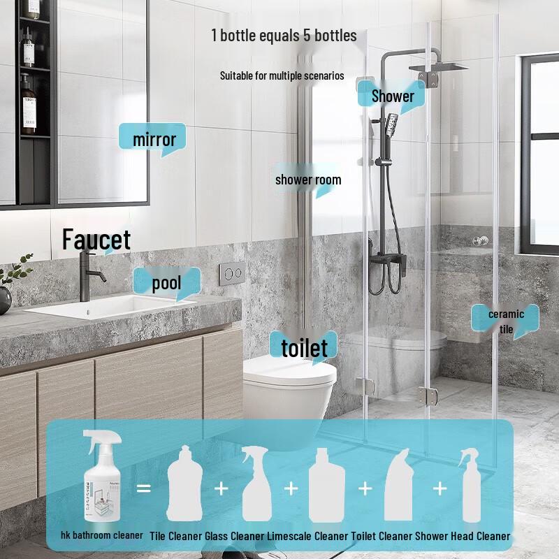 HAUNEK Bathroom Cleaner & Descaler